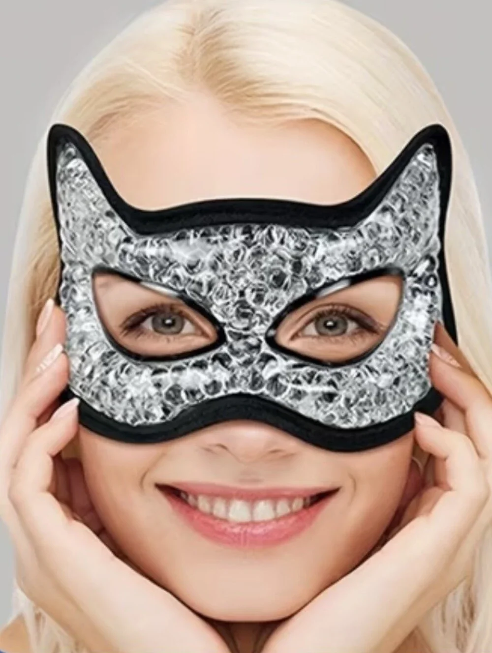 Kitty Cat Gel Bead Hot/ Cold Eye Mask NEW